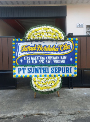 Papan Bunga Duka di Besitang